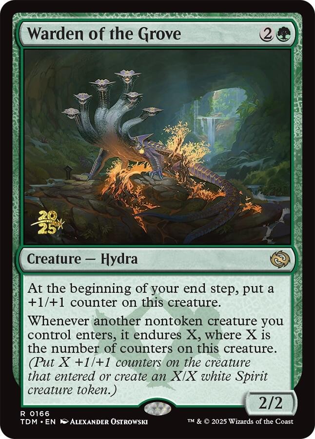 Warden of the Grove [Tarkir: Dragonstorm Prerelease Promos] | Pegasus Games WI