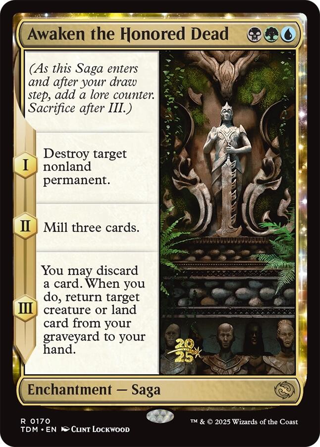 Awaken the Honored Dead [Tarkir: Dragonstorm Prerelease Promos] | Pegasus Games WI