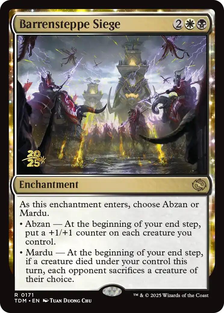 Barrensteppe Siege [Tarkir: Dragonstorm Prerelease Promos] | Pegasus Games WI