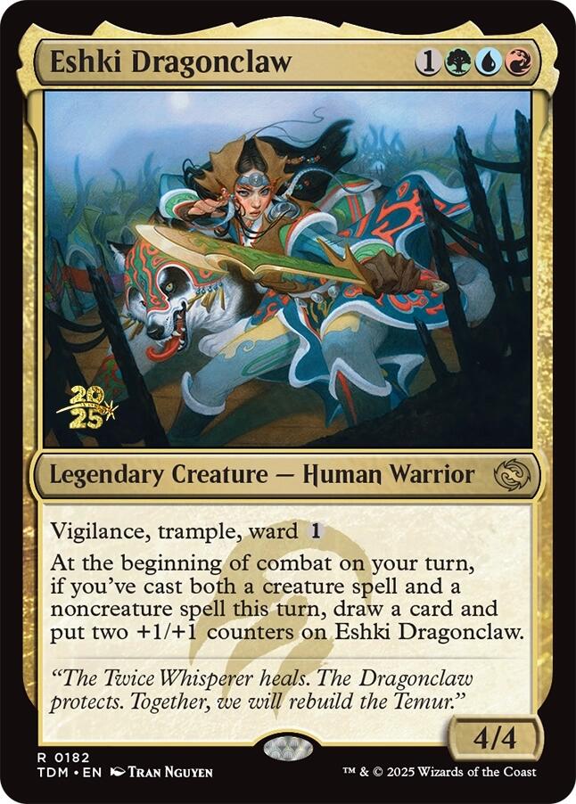 Eshki Dragonclaw [Tarkir: Dragonstorm Prerelease Promos] | Pegasus Games WI