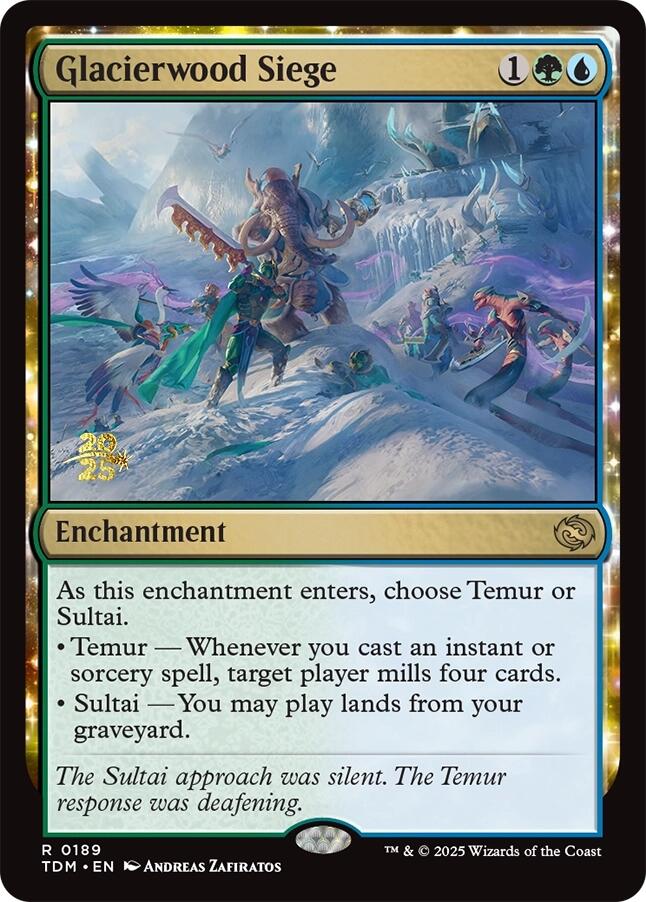 Glacierwood Siege [Tarkir: Dragonstorm Prerelease Promos] | Pegasus Games WI