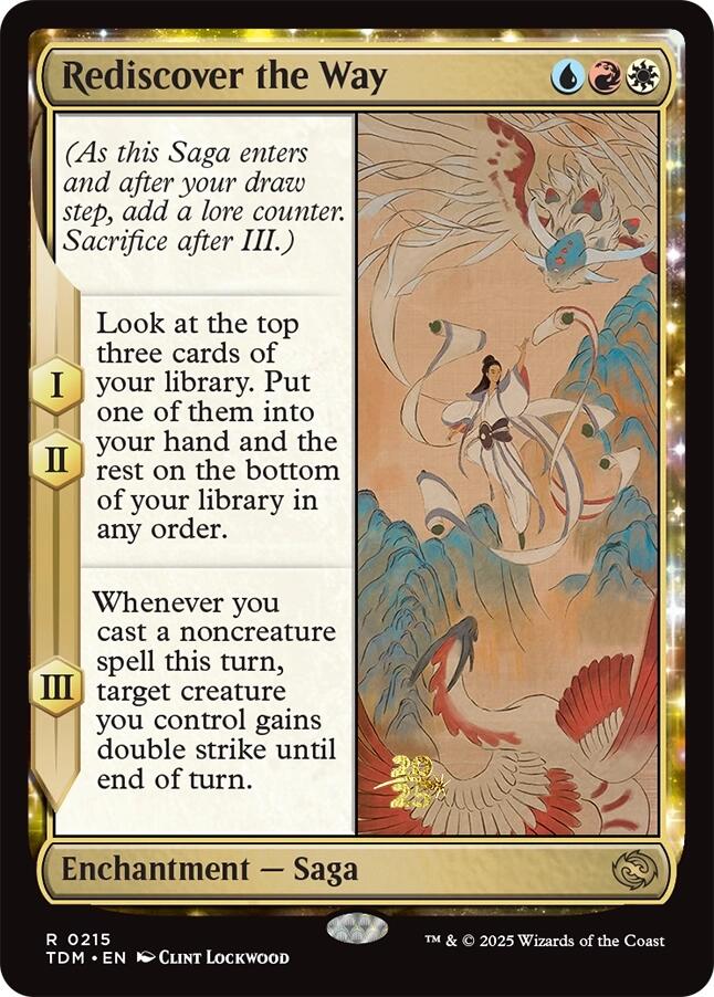Rediscover the Way [Tarkir: Dragonstorm Prerelease Promos] | Pegasus Games WI