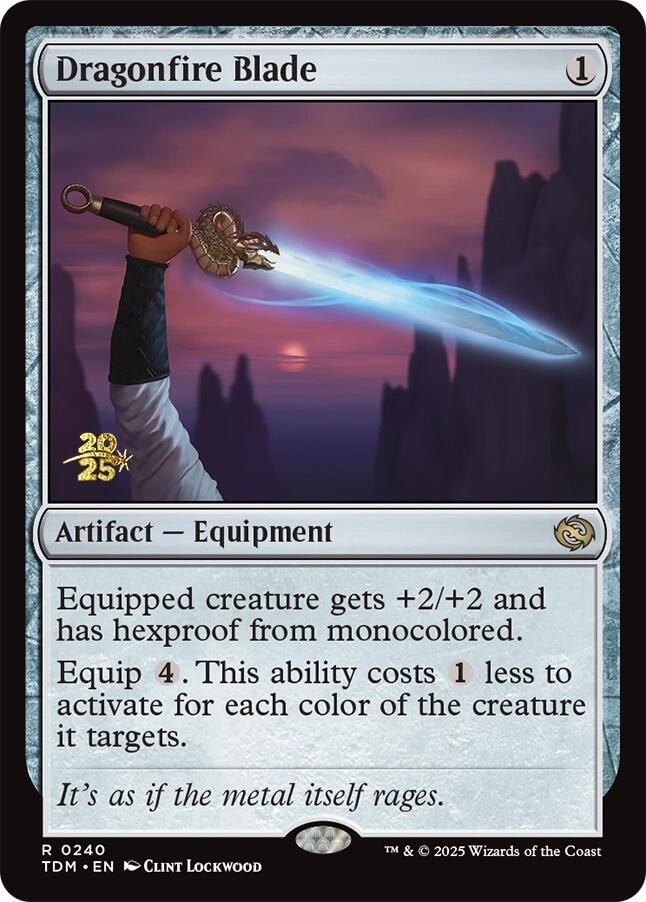 Dragonfire Blade [Tarkir: Dragonstorm Prerelease Promos] | Pegasus Games WI