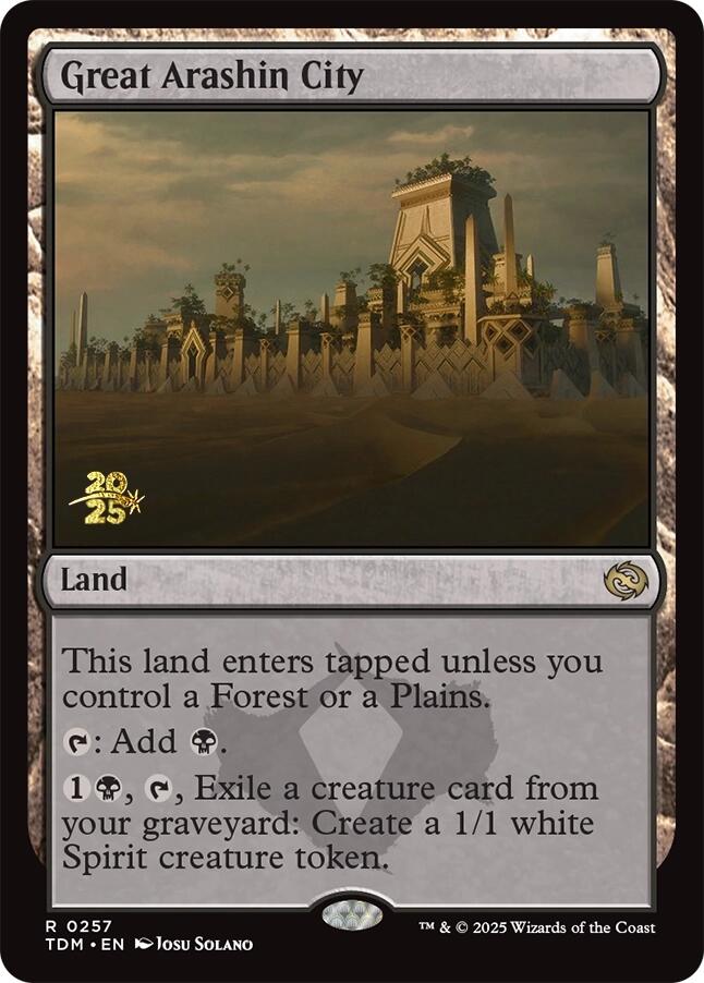 Great Arashin City [Tarkir: Dragonstorm Prerelease Promos] | Pegasus Games WI