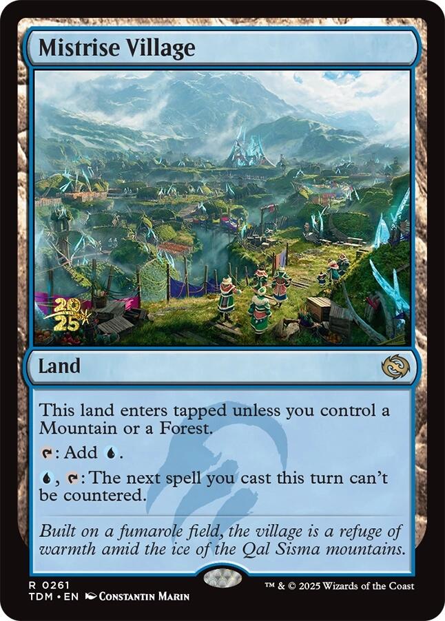 Mistrise Village [Tarkir: Dragonstorm Prerelease Promos] | Pegasus Games WI