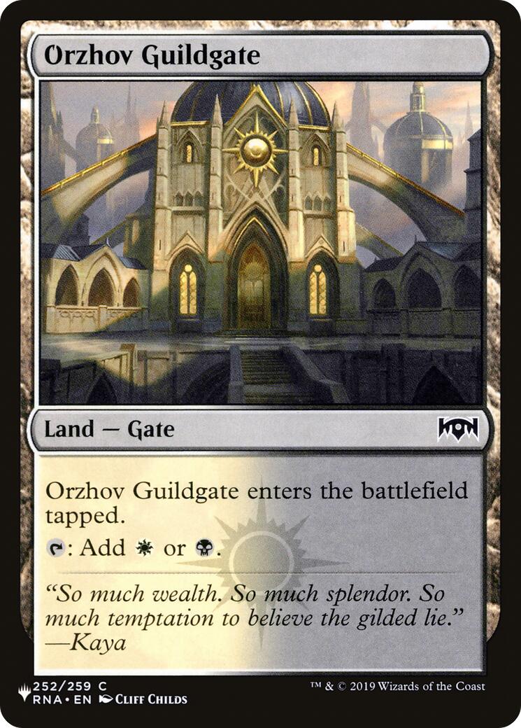 Orzhov Guildgate [The List] | Pegasus Games WI