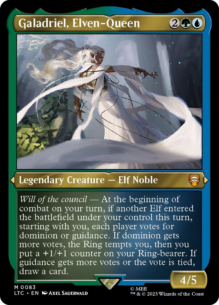 Galadriel, Elven-Queen (Display Commander) [The Lord of the Rings: Tales of Middle-Earth Commander] | Pegasus Games WI