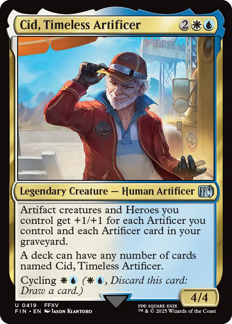 Cid, Timeless Artificer (0419) [FINAL FANTASY] | Pegasus Games WI