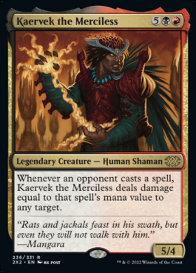 Kaervek the Merciless [Double Masters 2022] | Pegasus Games WI