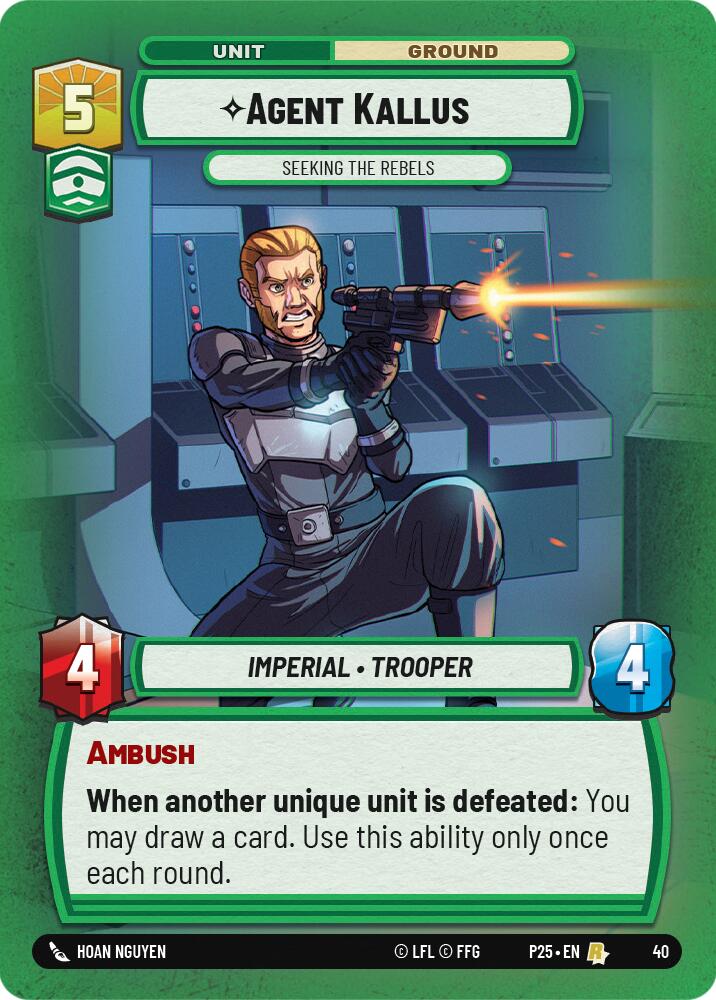 Agent Kallus - Seeking the Rebels (40) (40) [Store Showdown Promos] | Pegasus Games WI