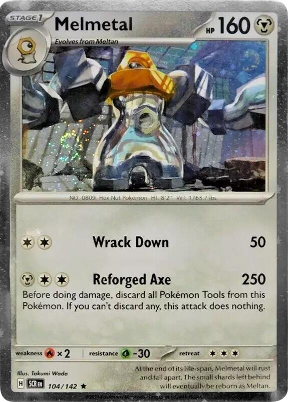 Melmetal (104/142) (Cosmos Holo) [Scarlet & Violet: Stellar Crown] | Pegasus Games WI