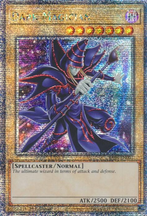 Dark Magician (New Art) [RA04-EN001] Quarter Century Secret Rare | Pegasus Games WI