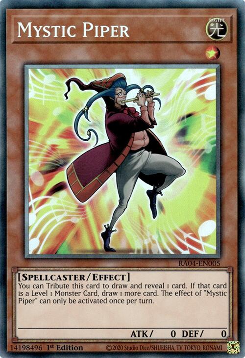 Mystic Piper [RA04-EN005] Prismatic Collector's Rare | Pegasus Games WI