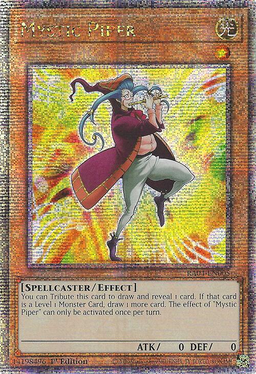 Mystic Piper [RA04-EN005] Quarter Century Secret Rare | Pegasus Games WI