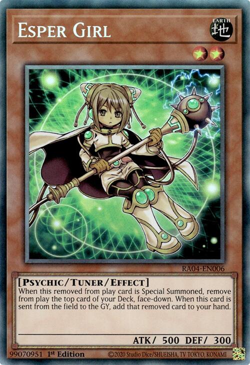 Esper Girl [RA04-EN006] Prismatic Collector's Rare | Pegasus Games WI