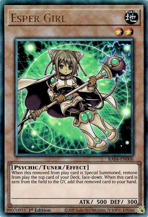 Esper Girl [RA04-EN006] Prismatic Ultimate Rare | Pegasus Games WI