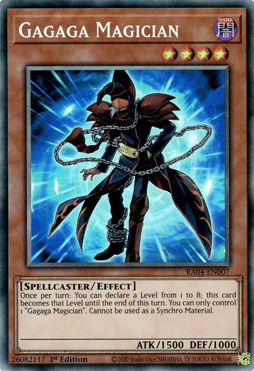 Gagaga Magician [RA04-EN007] Prismatic Collector's Rare | Pegasus Games WI