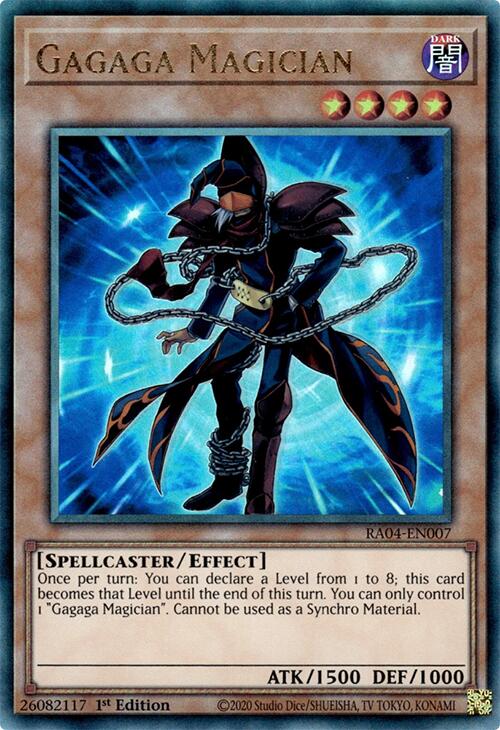 Gagaga Magician [RA04-EN007] Prismatic Ultimate Rare | Pegasus Games WI