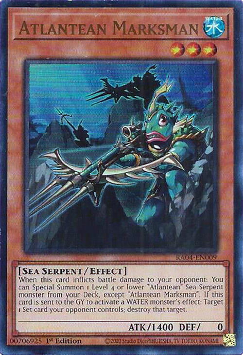 Atlantean Marksman [RA04-EN009] Ultra Rare | Pegasus Games WI
