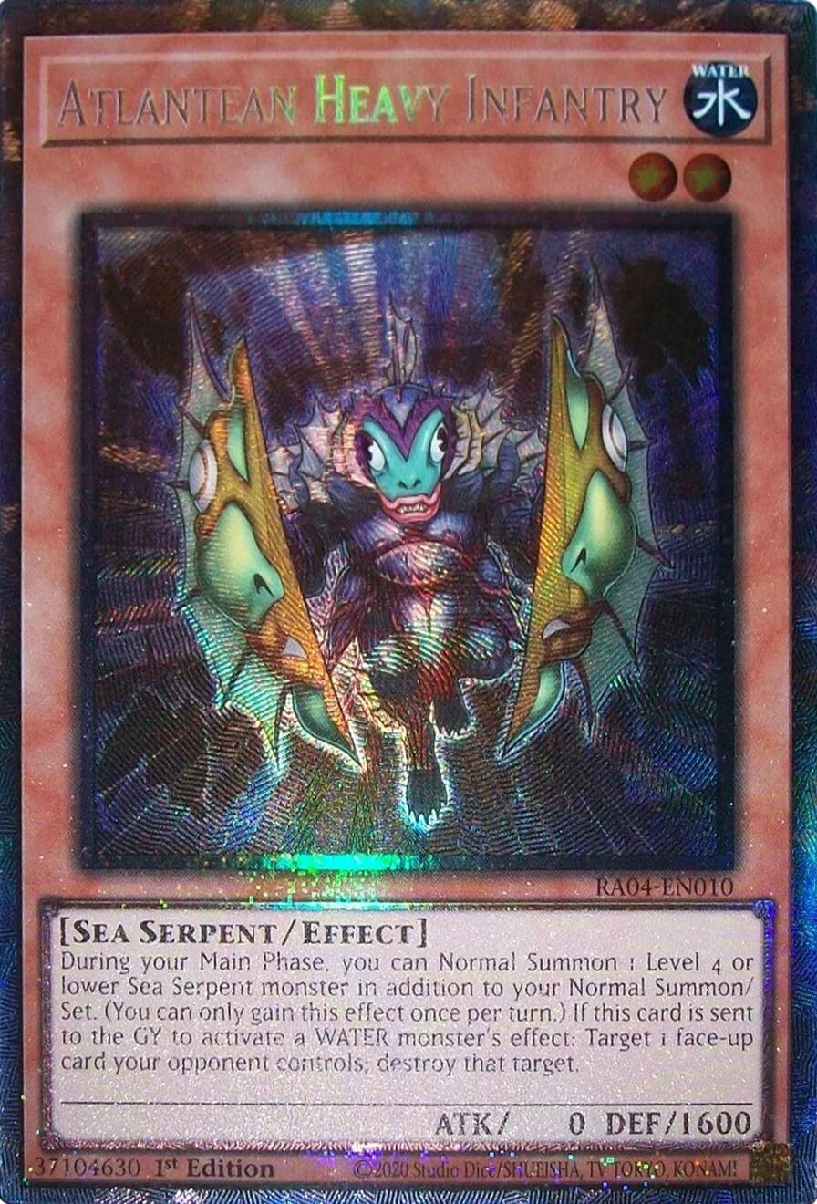 Atlantean Heavy Infantry [RA04-EN010] Prismatic Collector's Rare | Pegasus Games WI
