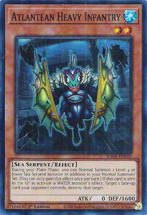 Atlantean Heavy Infantry [RA04-EN010] Super Rare | Pegasus Games WI