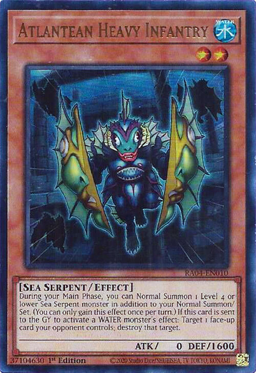 Atlantean Heavy Infantry [RA04-EN010] Ultra Rare | Pegasus Games WI