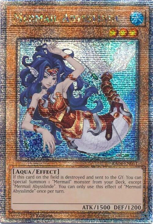 Mermail Abysslinde [RA04-EN011] Quarter Century Secret Rare | Pegasus Games WI
