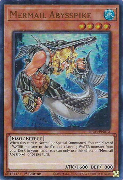 Mermail Abysspike [RA04-EN012] Ultra Rare | Pegasus Games WI