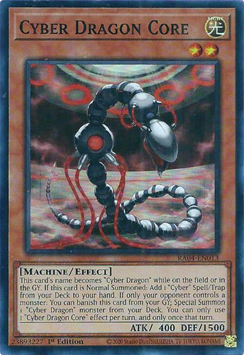 Cyber Dragon Core [RA04-EN013] Super Rare | Pegasus Games WI
