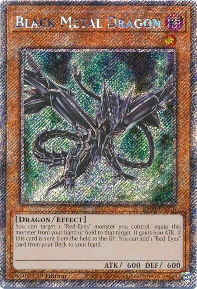 Black Metal Dragon [RA04-EN016] Platinum Secret Rare | Pegasus Games WI