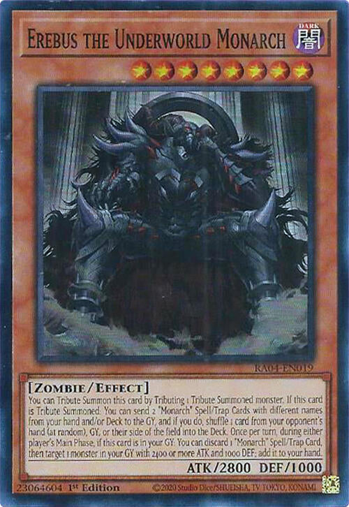 Erebus the Underworld Monarch [RA04-EN019] Super Rare | Pegasus Games WI