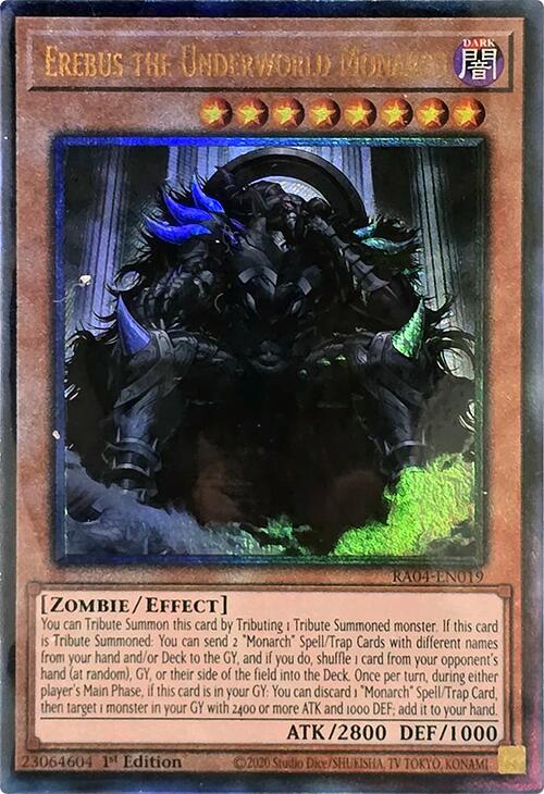 Erebus the Underworld Monarch [RA04-EN019] Prismatic Ultimate Rare | Pegasus Games WI