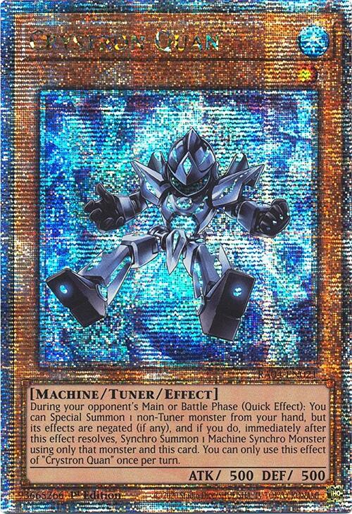 Crystron Quan [RA04-EN021] Quarter Century Secret Rare | Pegasus Games WI