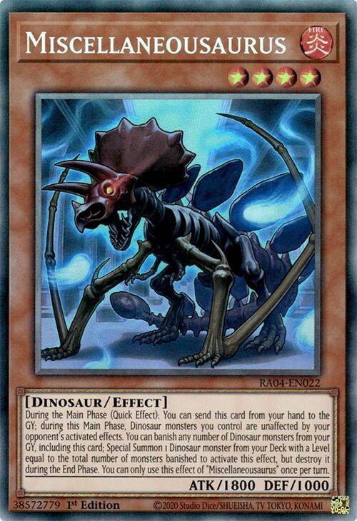 Miscellaneousaurus [RA04-EN022] Prismatic Collector's Rare | Pegasus Games WI