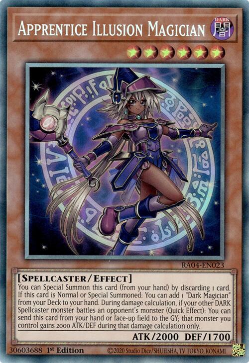 Apprentice Illusion Magician [RA04-EN023] Prismatic Collector's Rare | Pegasus Games WI