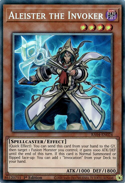 Aleister the Invoker (Alternate Art) [RA04-EN024] Prismatic Collector's Rare | Pegasus Games WI