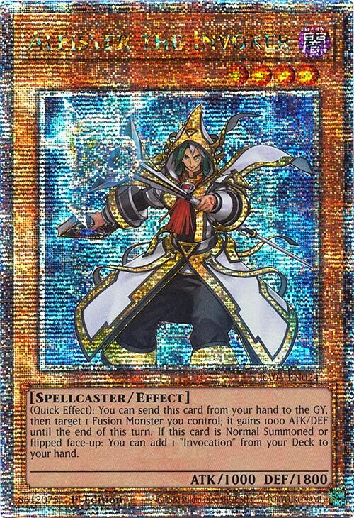 Aleister the Invoker (Alternate Art) [RA04-EN024] Quarter Century Secret Rare | Pegasus Games WI