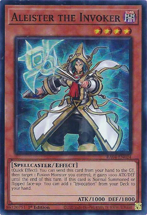 Aleister the Invoker (Alternate Art) [RA04-EN024] Super Rare | Pegasus Games WI