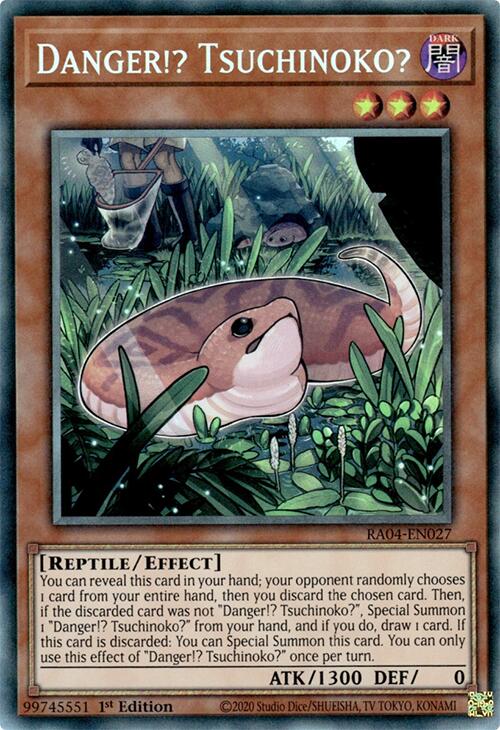 Danger!? Tsuchinoko? [RA04-EN027] Prismatic Collector's Rare | Pegasus Games WI