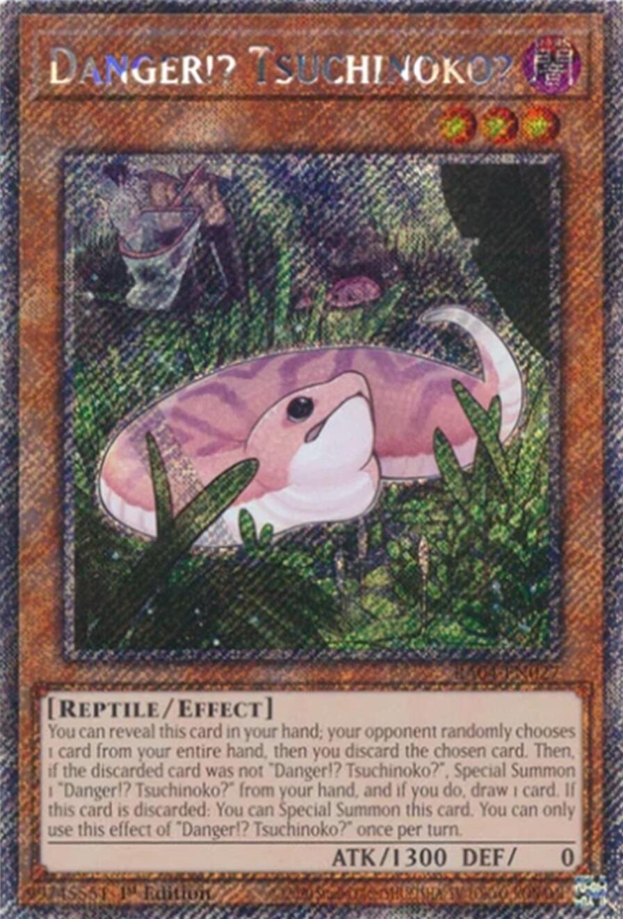 Danger!? Tsuchinoko? [RA04-EN027] Platinum Secret Rare | Pegasus Games WI