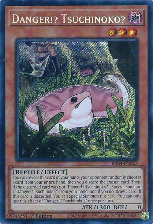 Danger!? Tsuchinoko? [RA04-EN027] Secret Rare | Pegasus Games WI