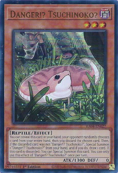 Danger!? Tsuchinoko? [RA04-EN027] Ultra Rare | Pegasus Games WI