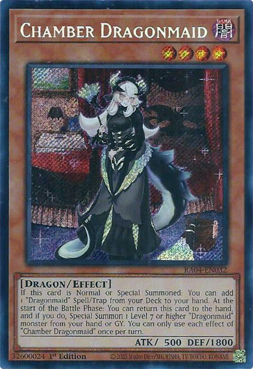 Chamber Dragonmaid [RA04-EN032] Secret Rare | Pegasus Games WI