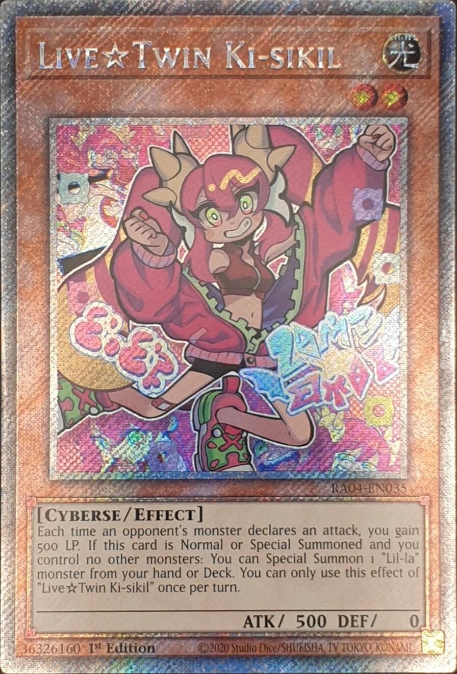 LiveTwin Ki-sikil [RA04-EN035] Platinum Secret Rare | Pegasus Games WI