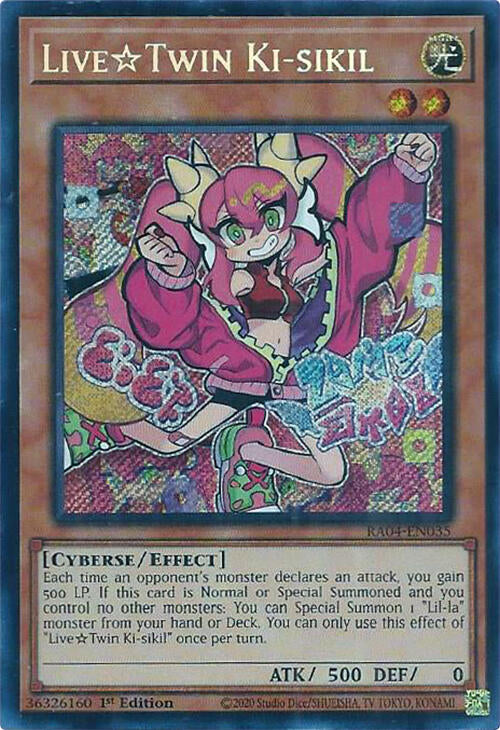 LiveTwin Ki-sikil [RA04-EN035] Secret Rare | Pegasus Games WI