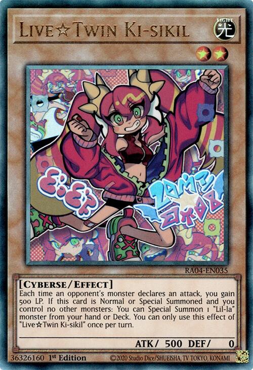 LiveTwin Ki-sikil [RA04-EN035] Prismatic Ultimate Rare | Pegasus Games WI