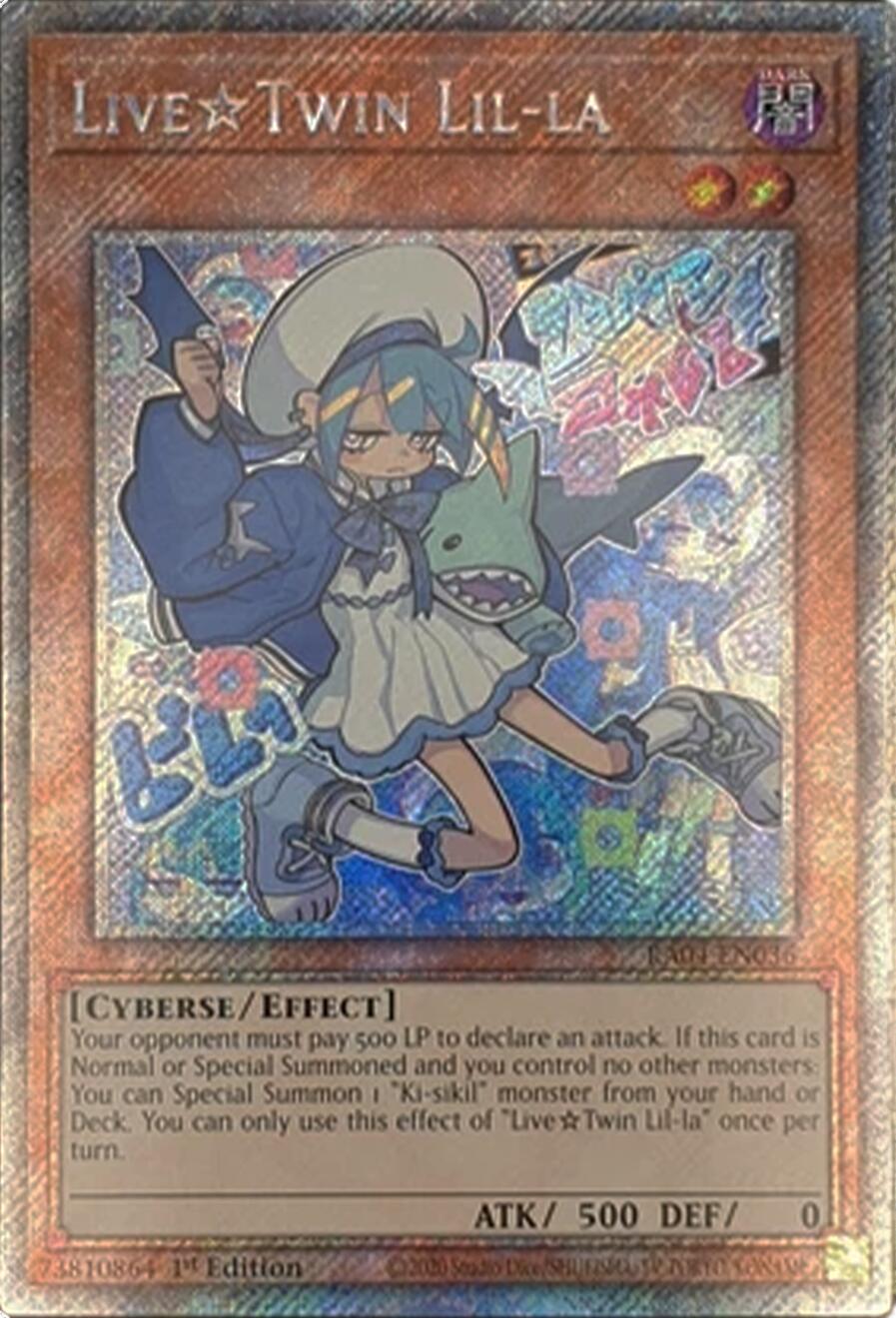 LiveTwin Lil-la [RA04-EN036] Platinum Secret Rare | Pegasus Games WI