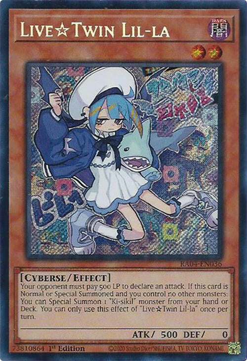 LiveTwin Lil-la [RA04-EN036] Secret Rare | Pegasus Games WI