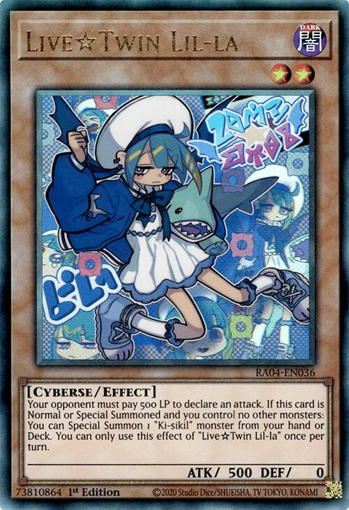 LiveTwin Lil-la [RA04-EN036] Prismatic Ultimate Rare | Pegasus Games WI