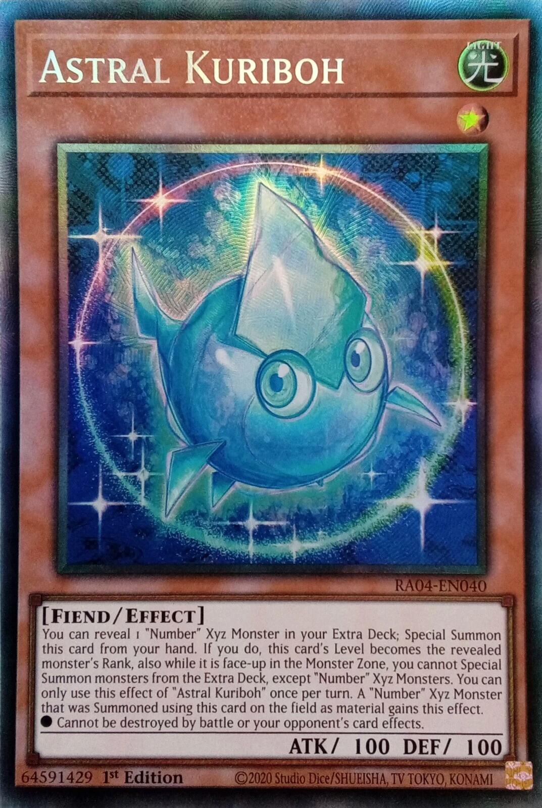 Astral Kuriboh [RA04-EN040] Prismatic Collector's Rare | Pegasus Games WI